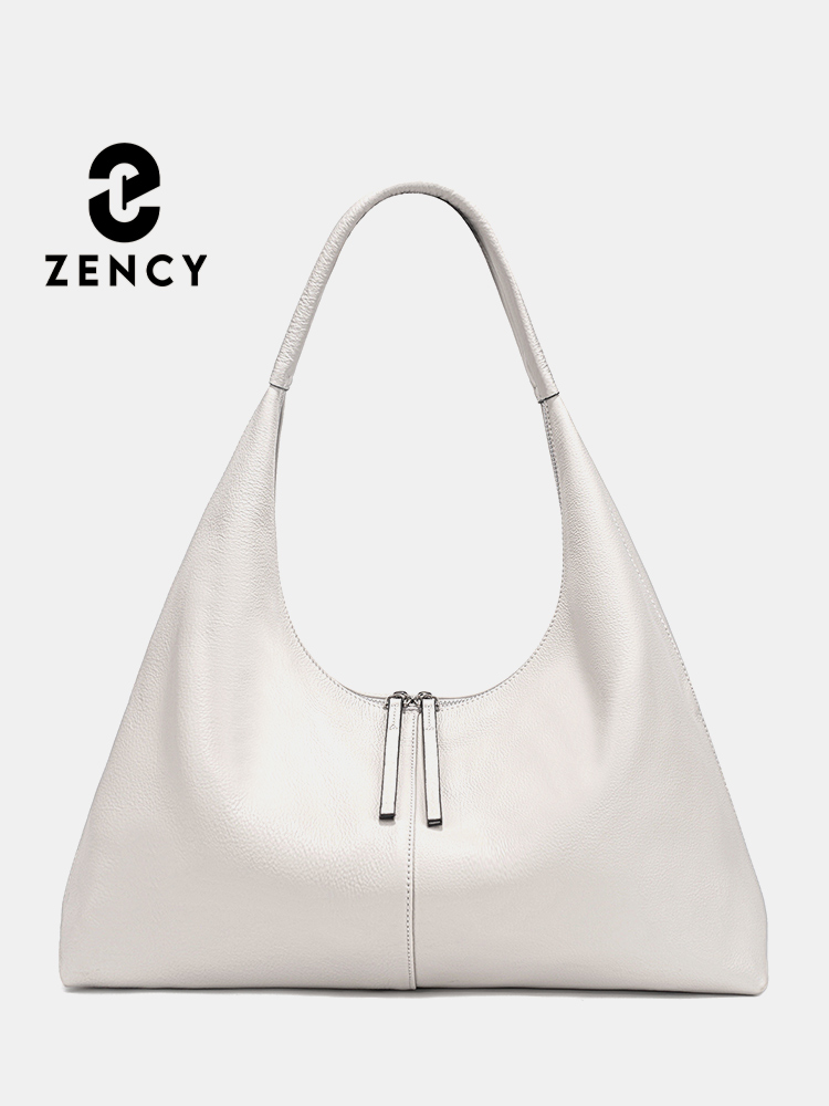Women Bags For Office - 젠시 대용량 토트백 정품 가죽 호보백