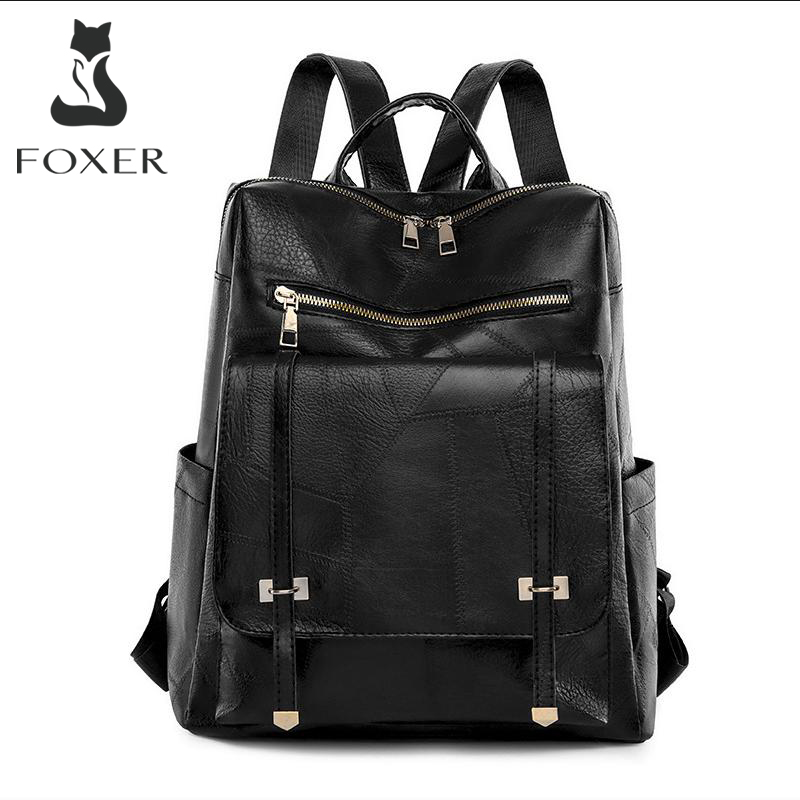 Women Bags Medium Size - FOXER 브랜드 패션 여성 여행 배낭