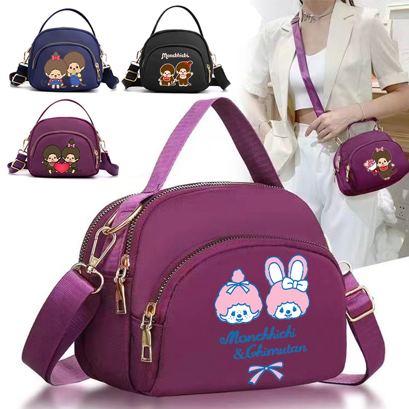 Women Bags Crossbody - MONCHHICHI 여성 크로스 바디 가방 만화