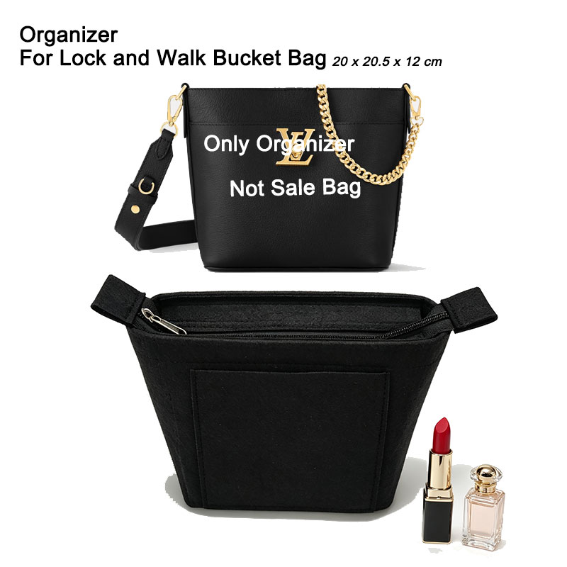 Women Bags Lv - 지퍼 커버 오거나이저 인서트, 잠금장치 및