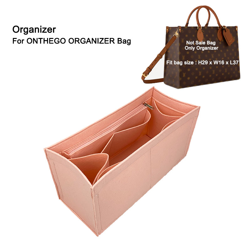 Women Bags Lv - 펠트 핸드백 인서트 오거나이저, 온더고 오거나이저,