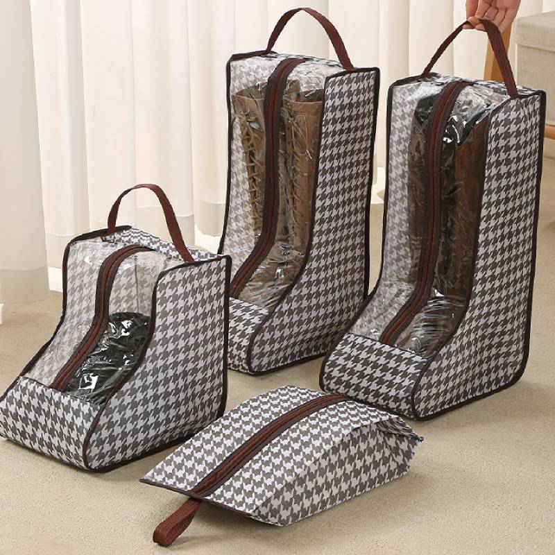 Women Bags And Shoes - 투명 PVC 창이 있는 통기성 방진