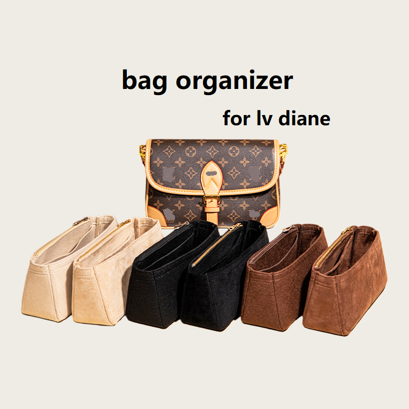 Women Bags Lv - 스웨이드 가방 정리함 LV 다이앤 나노