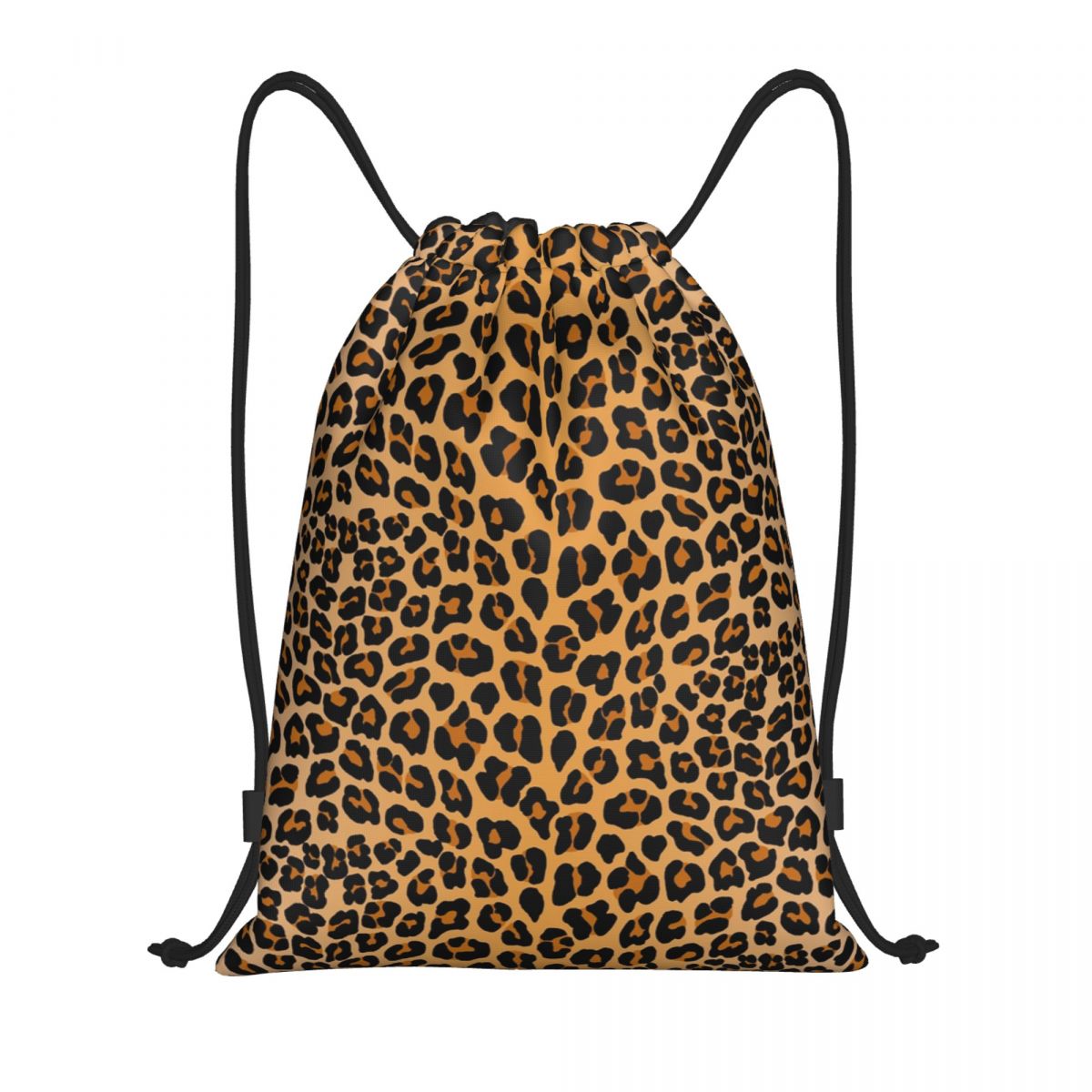 맞춤형 레오파드 프린트 드로스트링 백팩 가방 여성 남성 - Women'S Yoga Bags 리뷰 및 가격