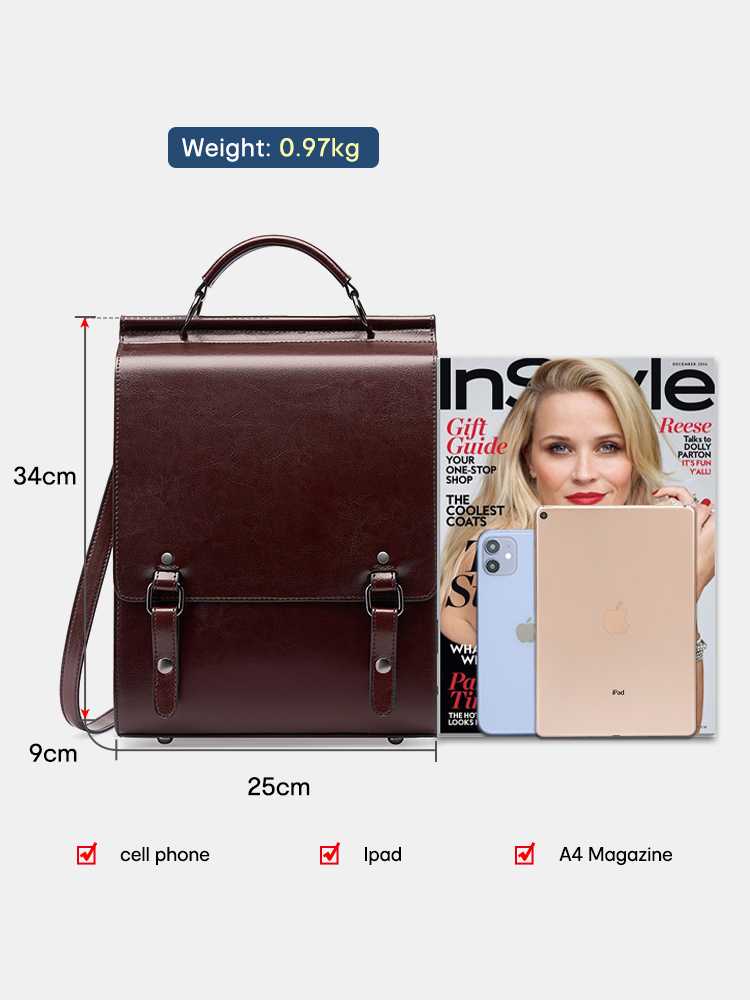 Zency 여성 패션 배낭 레트로 영국 스타일 학생 가 - Women Bags For Office 리뷰 및 가격