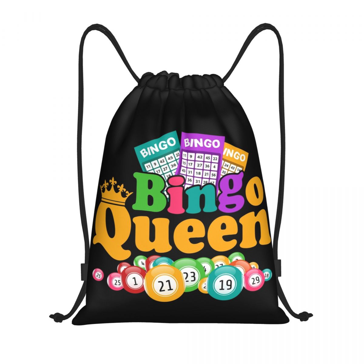 맞춤 빙고 퀸 게임 연인 드로스트링 백, 요가 배낭 훈 - Women'S Yoga Bags 리뷰 및 가격