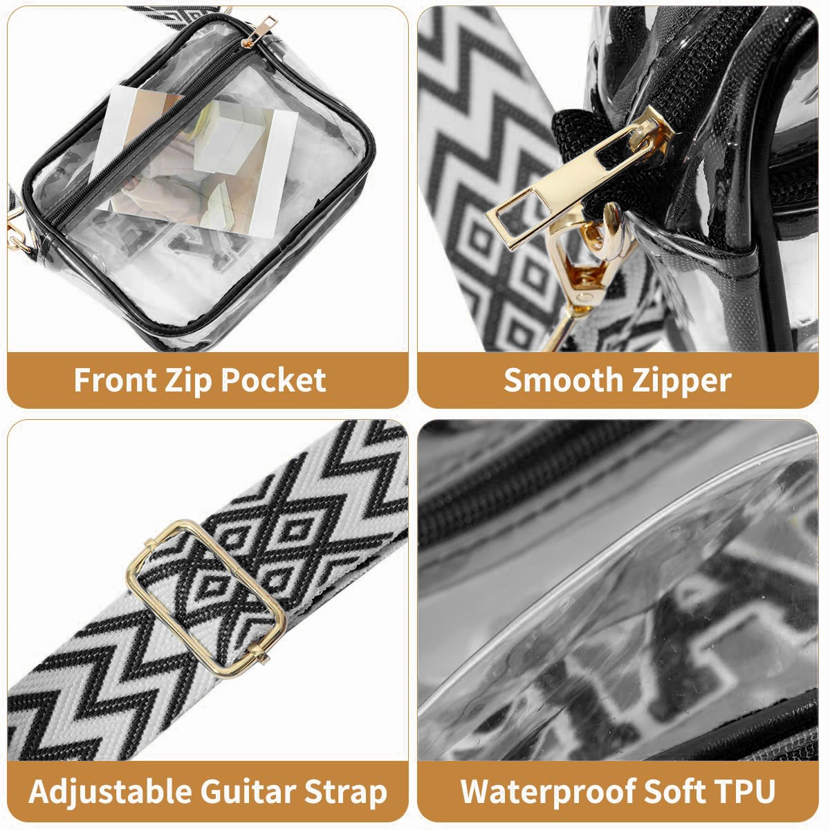 OUIO PVC 크로스바디 백 자수 문자 어깨에 매는  - Phone Bag Crossbody 리뷰 및 가격