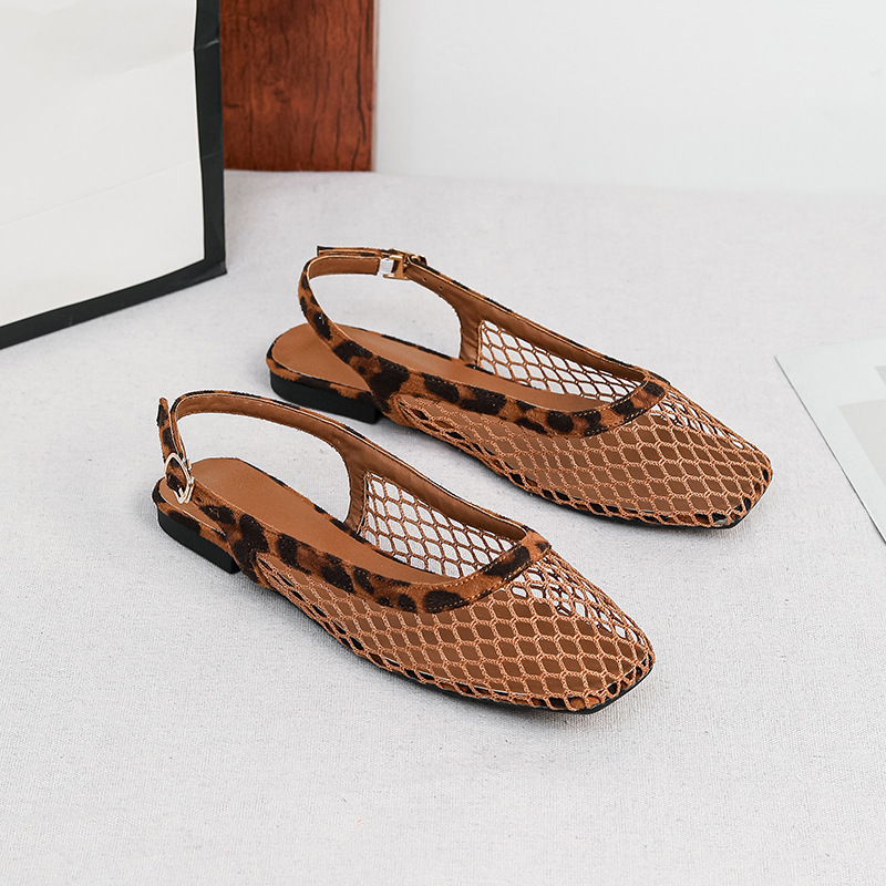 메쉬 스퀘어 토 슬리퍼 백 토 샌들 아웃웨어 여름 여성 - Women Bags And Shoes 리뷰 및 가격