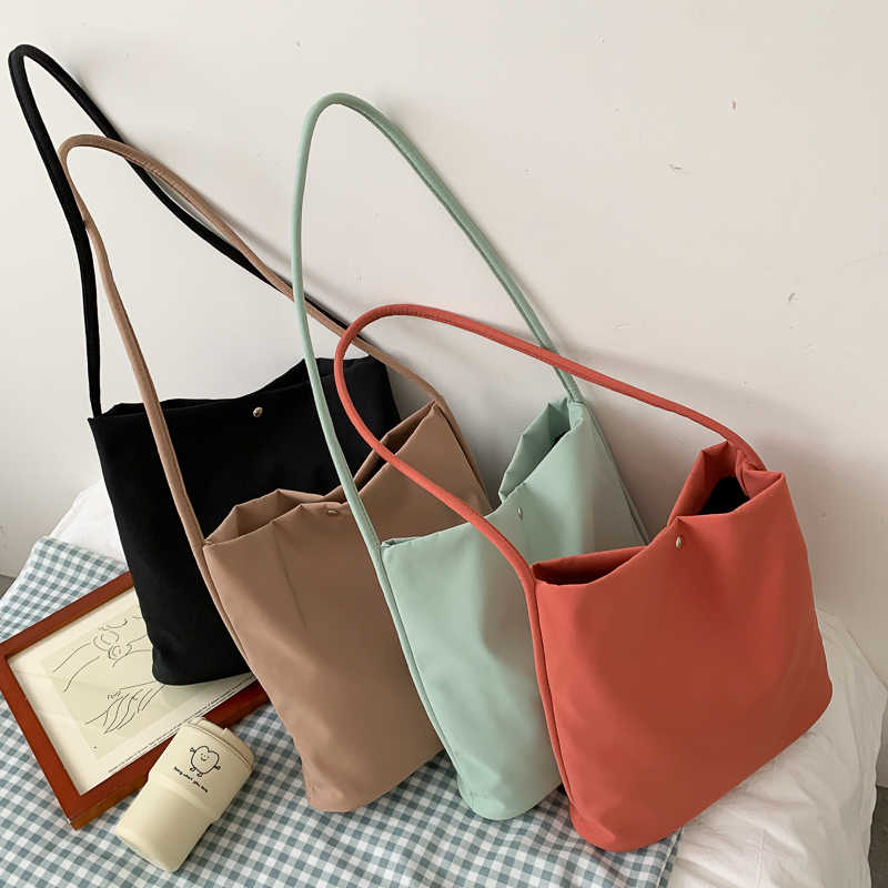 심플 캐주얼 여성 토트 백 새로운 대용량 통근 쇼핑 원 - Women Bags In Trend 리뷰 및 가격