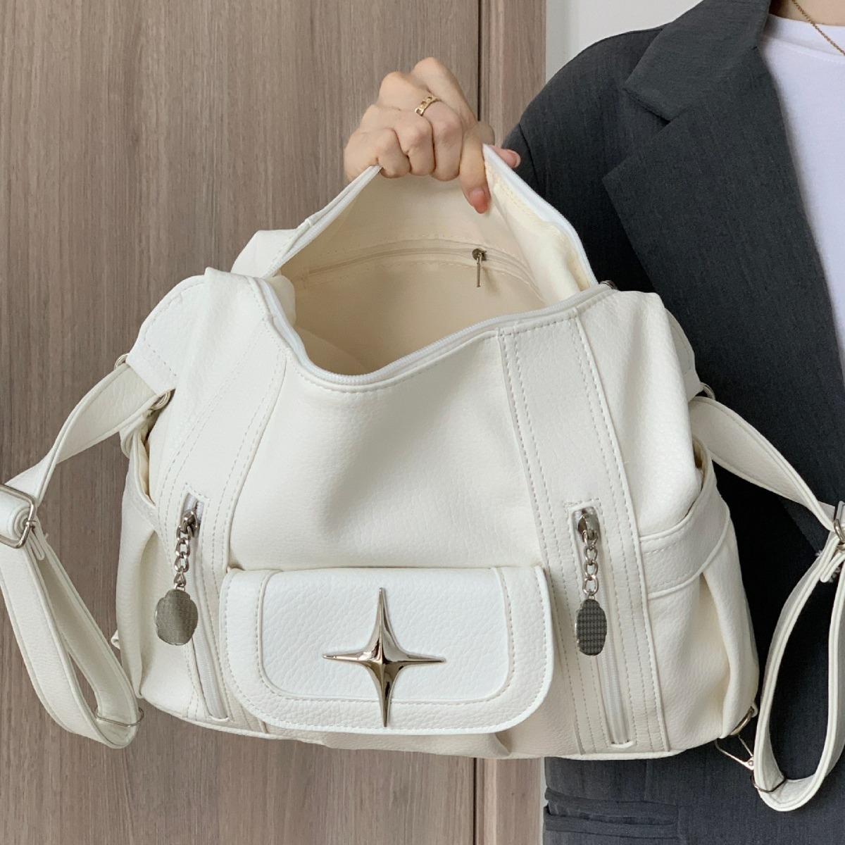 여성용 멋진 가방 패션 한국 버전 학생 여행용 대형 가 - Women Bags Medium Size 리뷰 및 가격