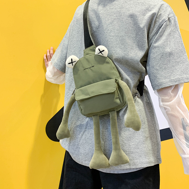 개성 있는 소녀 작은 가방, 타이드 만화, 귀여운 개구 - Women Bags Wholesale 리뷰 및 가격