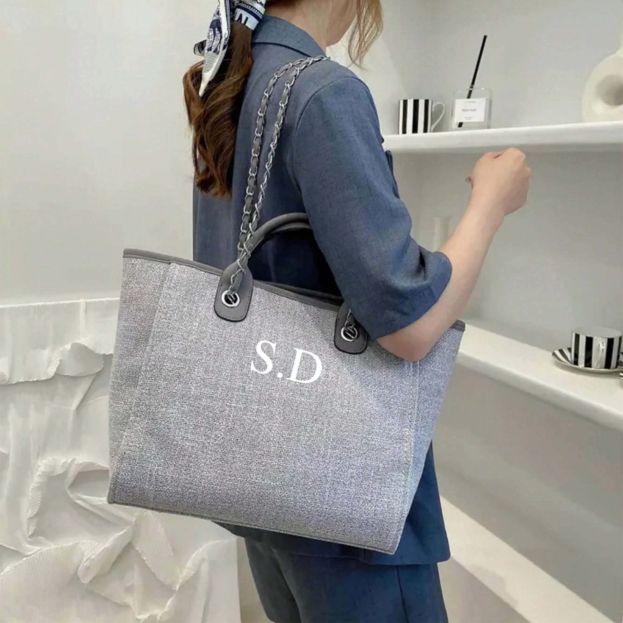 맞춤형 대용량 한국 여성 체인 토트백, 디자이너 크로스 - Women Bags Medium Size 리뷰 및 가격