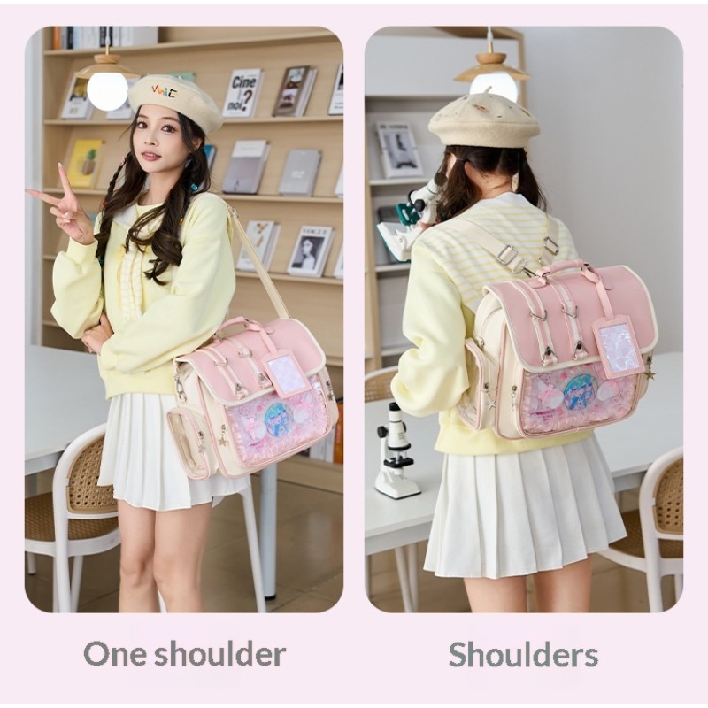 일본 학교 가방 청소년 소녀 휴대용 책가방 카와이 배낭 - Women Bags Medium Size 리뷰 및 가격