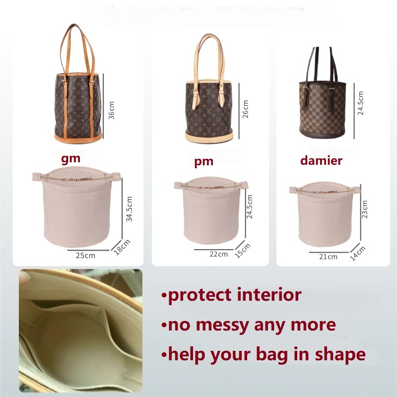 LV 페티 버킷 메이크업 백 인서트 맞춤형 색상 가방  - Women Bags Lv 리뷰 및 가격