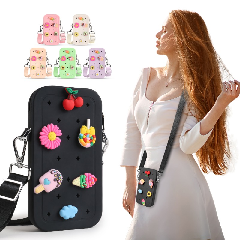 다기능 휴대용 실리콘 크로스백 방수 지퍼 여행용 폰 가 - Phone Bag Crossbody 리뷰 및 가격