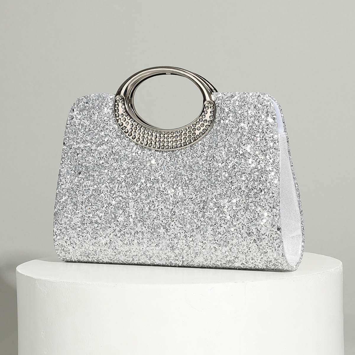 빈티지 빅 링 핸드백 텍스처 글리터 패션 트렌드 핸드백 - Women Bags In Trend 리뷰 및 가격