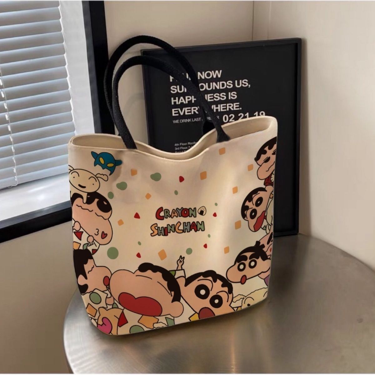 2026 새로운 크레용 신짱 캔버스 토트 백 대용량 여 - Women Bags Medium Size 리뷰 및 가격