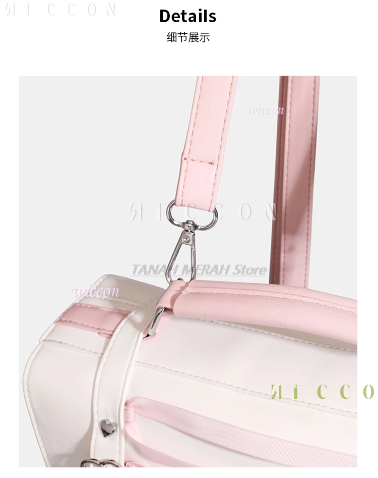 Jirai kei 하트 리본 장식이 있는 새로운 일본식 - Women Bags Crossbody 리뷰 및 가격
