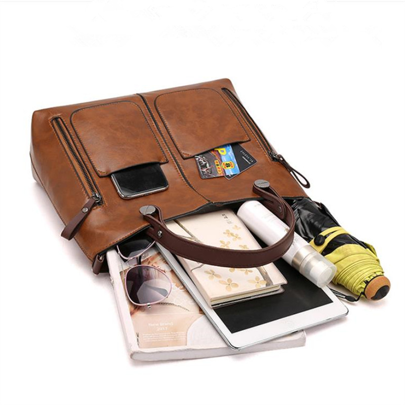 더블 포켓, 대용량, 빈티지 여성용 토트 백, 간단한  - Women Bags Medium Size 리뷰 및 가격