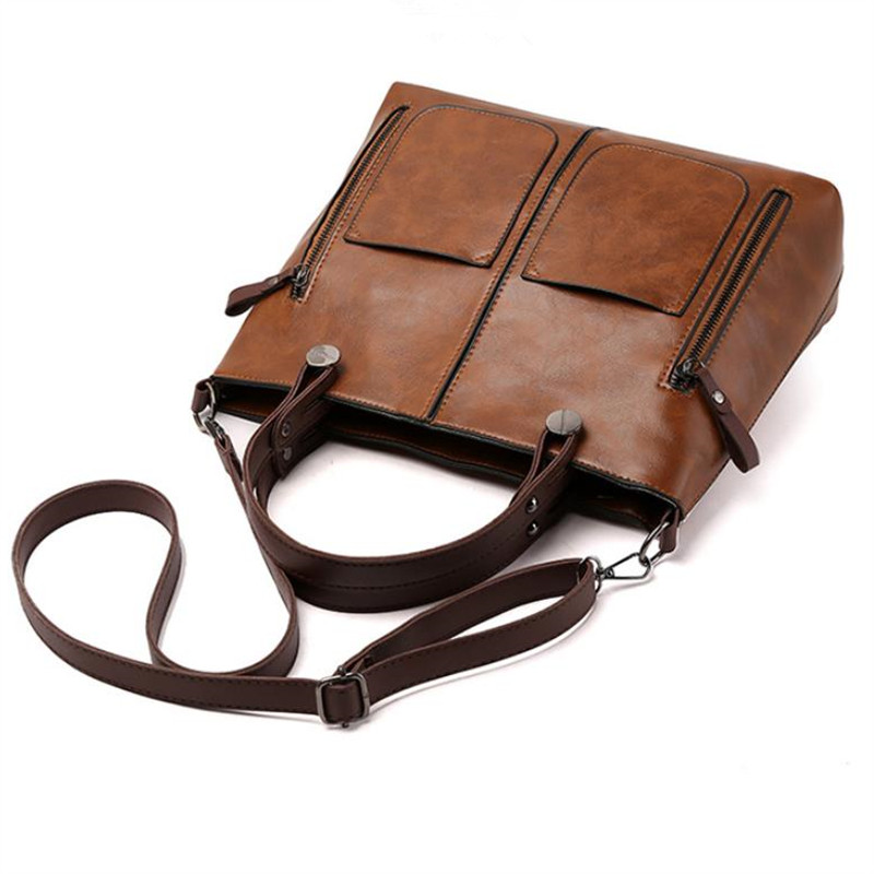 더블 포켓, 대용량, 빈티지 여성용 토트 백, 간단한  - Women Bags Medium Size 리뷰 및 가격
