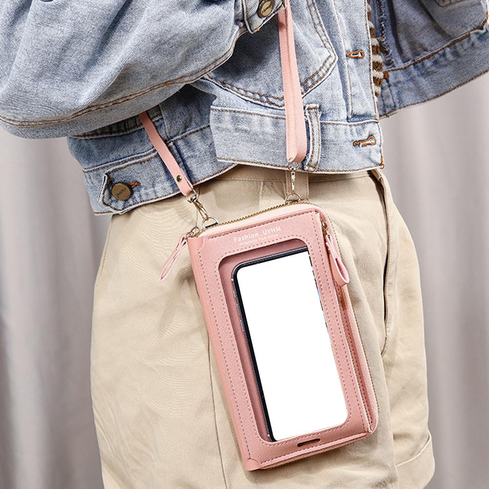 여성 가방 부드러운 가죽 지갑 터치스크린 휴대폰 지갑  - Phone Bag Crossbody 리뷰 및 가격
