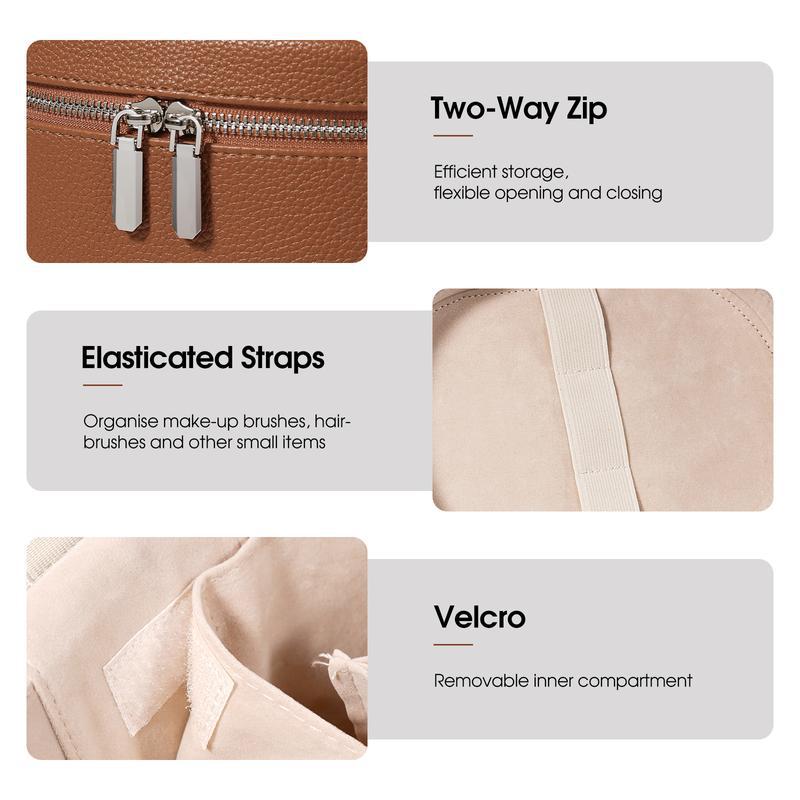 대용량 PU 가죽 메이크업 가방 휴대용 메이크업 박스  - Women Bags Medium Size 리뷰 및 가격