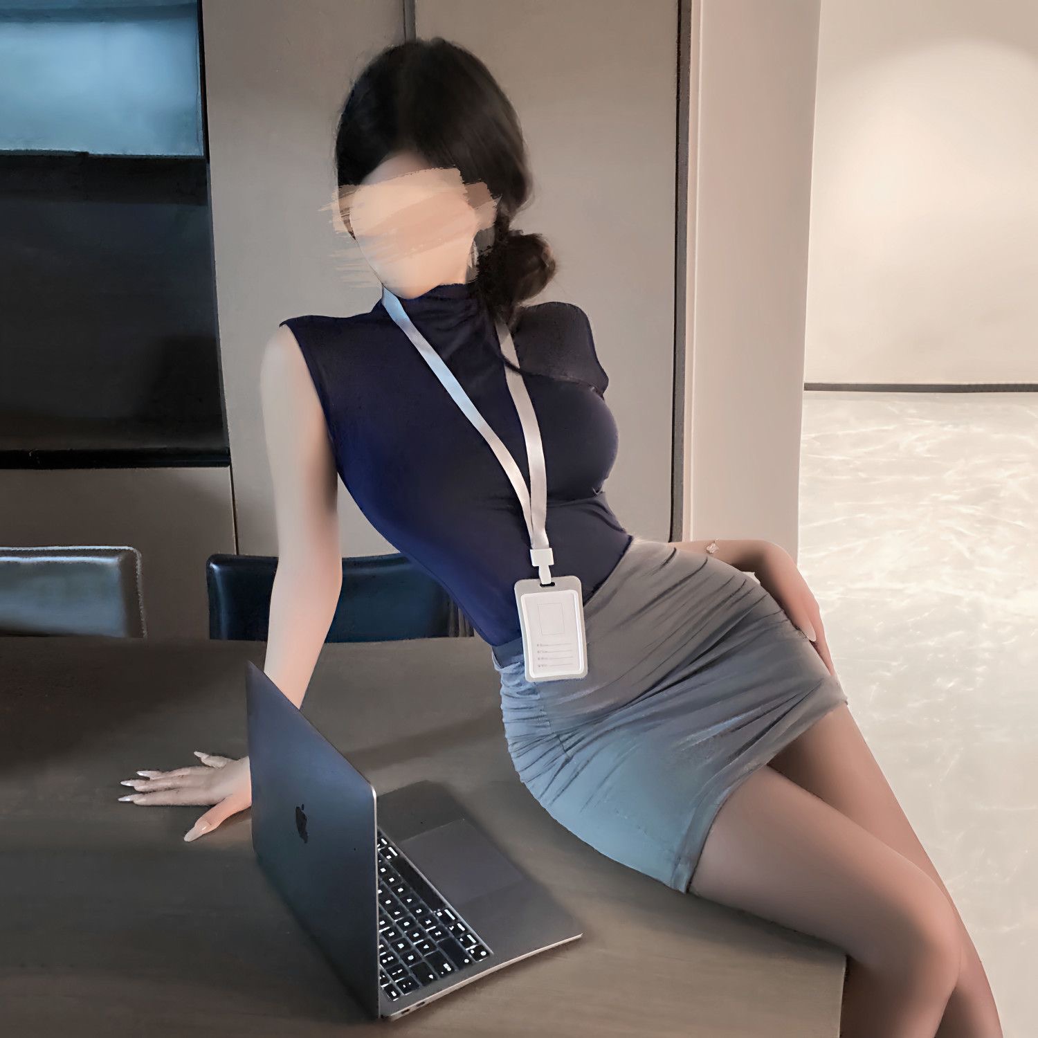 달콤한 스커트 세트 OL 섹시 퓨어 디자이어 스타일 비 - Women Bags For Office 리뷰 및 가격